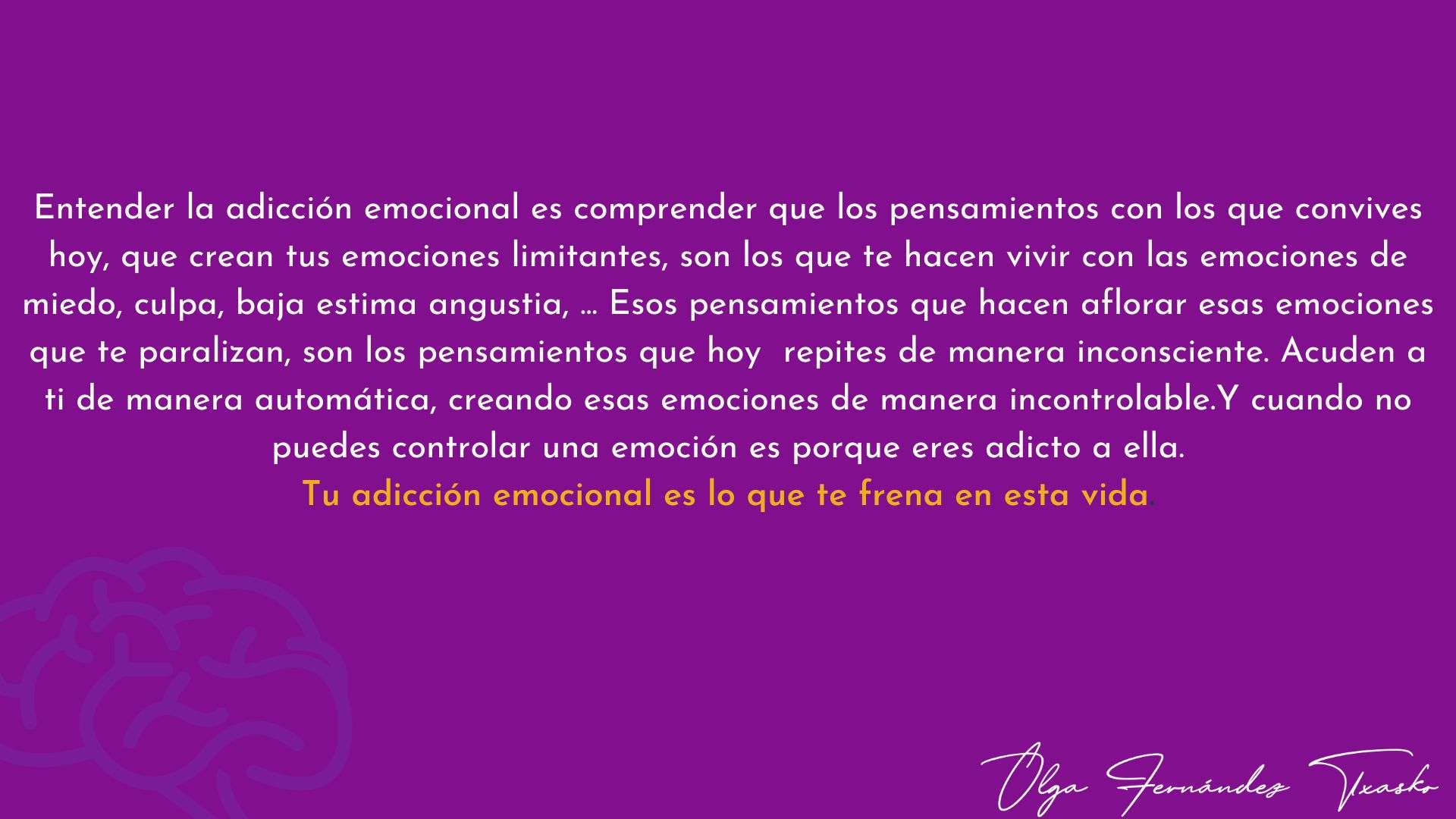 adicto a tus emociones