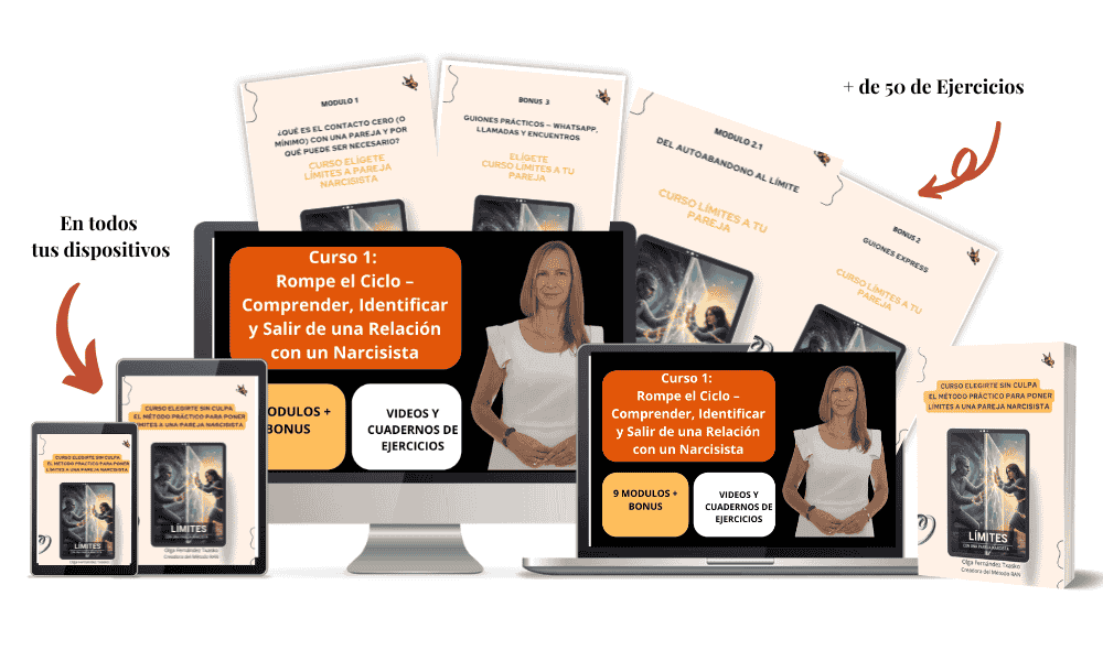 oferta del curso (3) Curso 1: Rompe el Ciclo – Comprender, Identificar y Salir de una Relación con un Narcisista