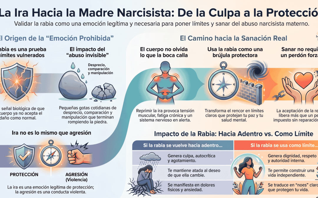 ira y rencor a mi madre narcisista