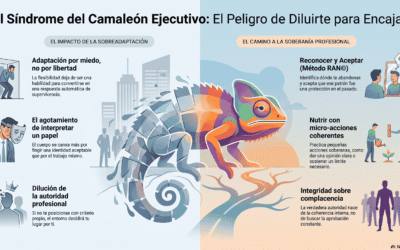 El síndrome del camaleón ejecutivo: el peligro de diluir tu identidad para encajar en tu empresa
