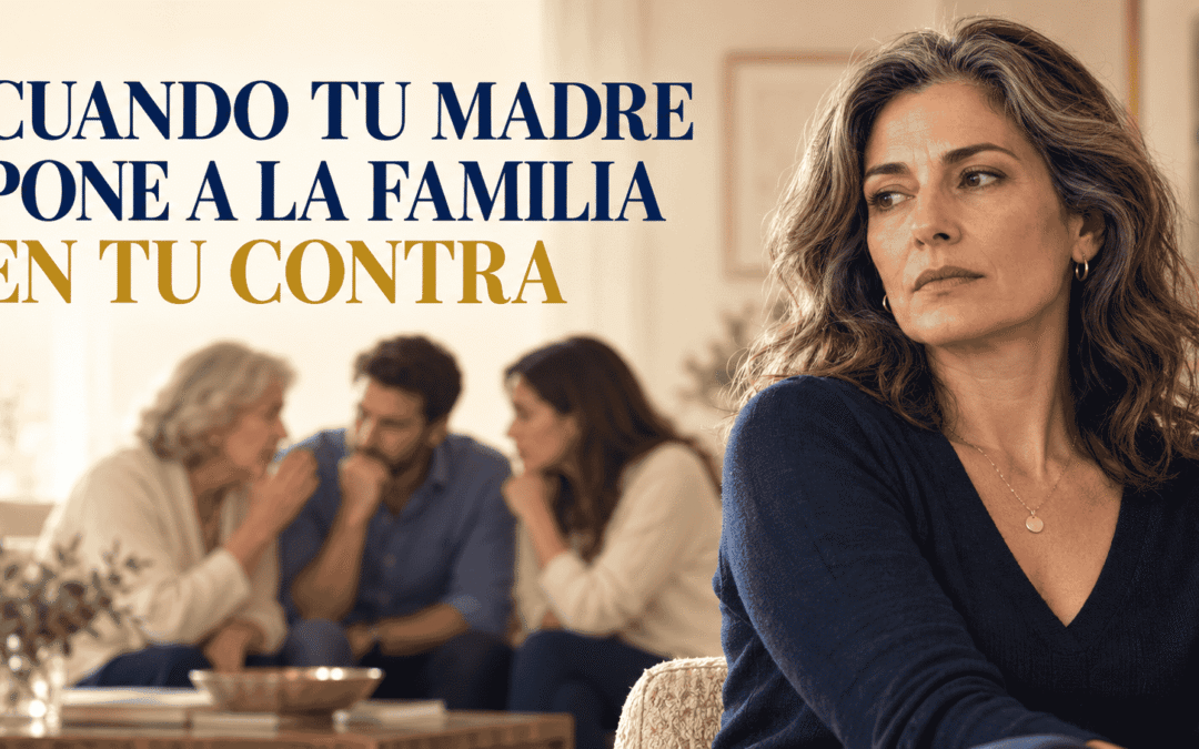 “Mujer adulta cuya madre habla mal de ella y pone a la familia en su contra